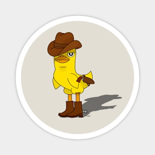 Cowboy Duck Magnet